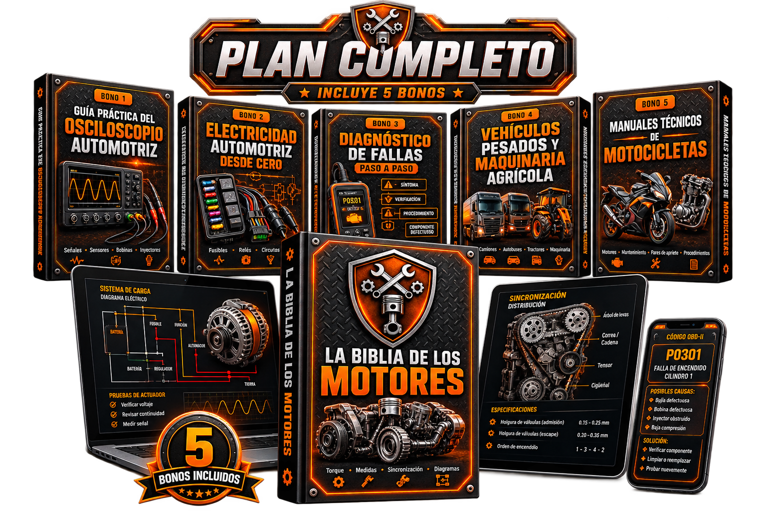 Plan Completo con 5 bonos